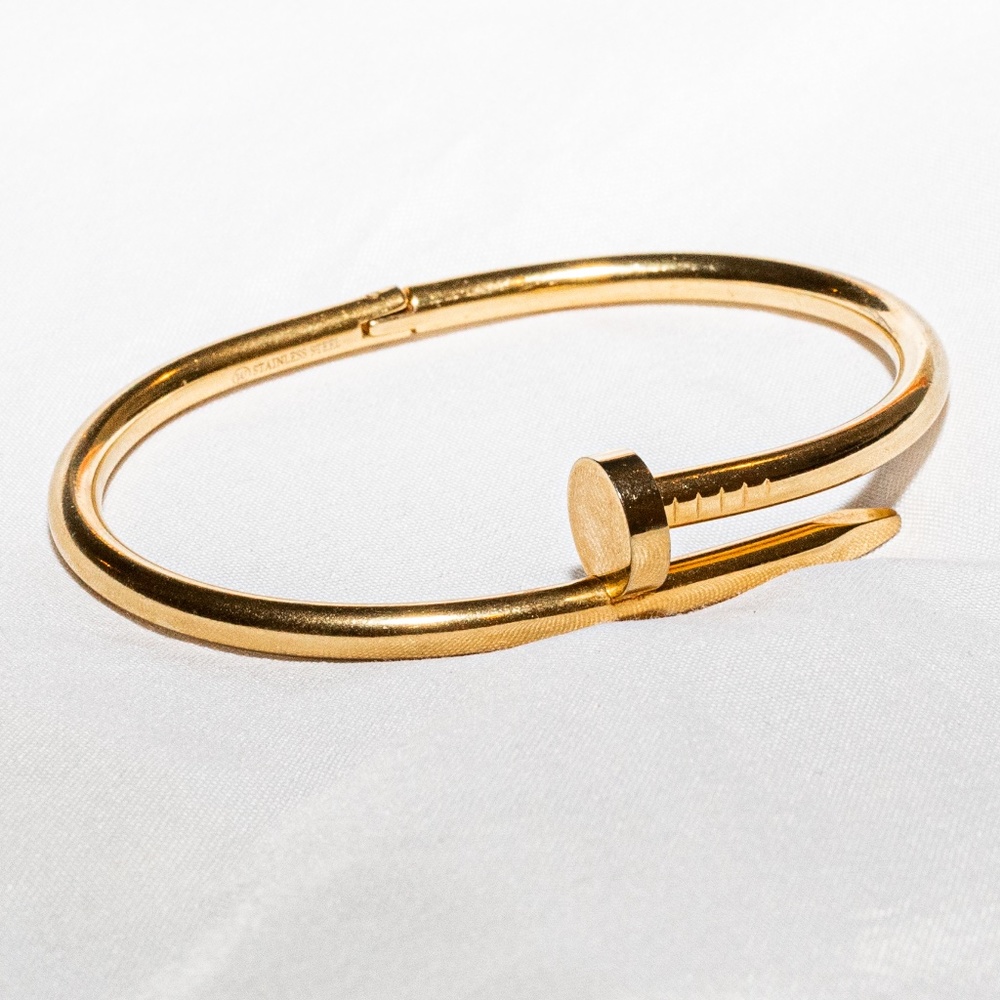 Gold Screw Bracelet